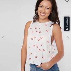 NWT RVCA Happy Place Tank Top Large